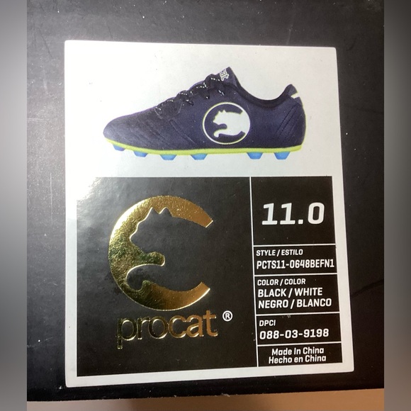 Puma Procat Speed Force Soccer Cleats Size 11 Boys - Picture 6 of 9